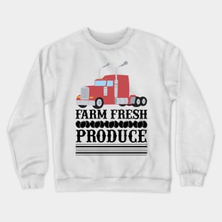 Farm Fresh Produce T Shirt For Women Men Crewneck Sweatshirt